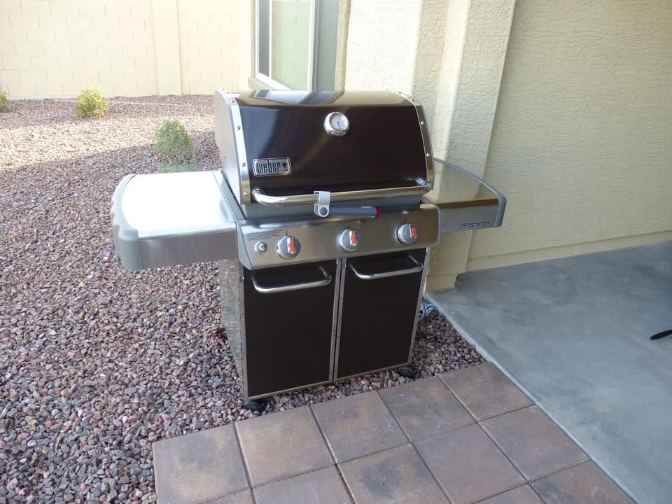 Weber gas BBQ