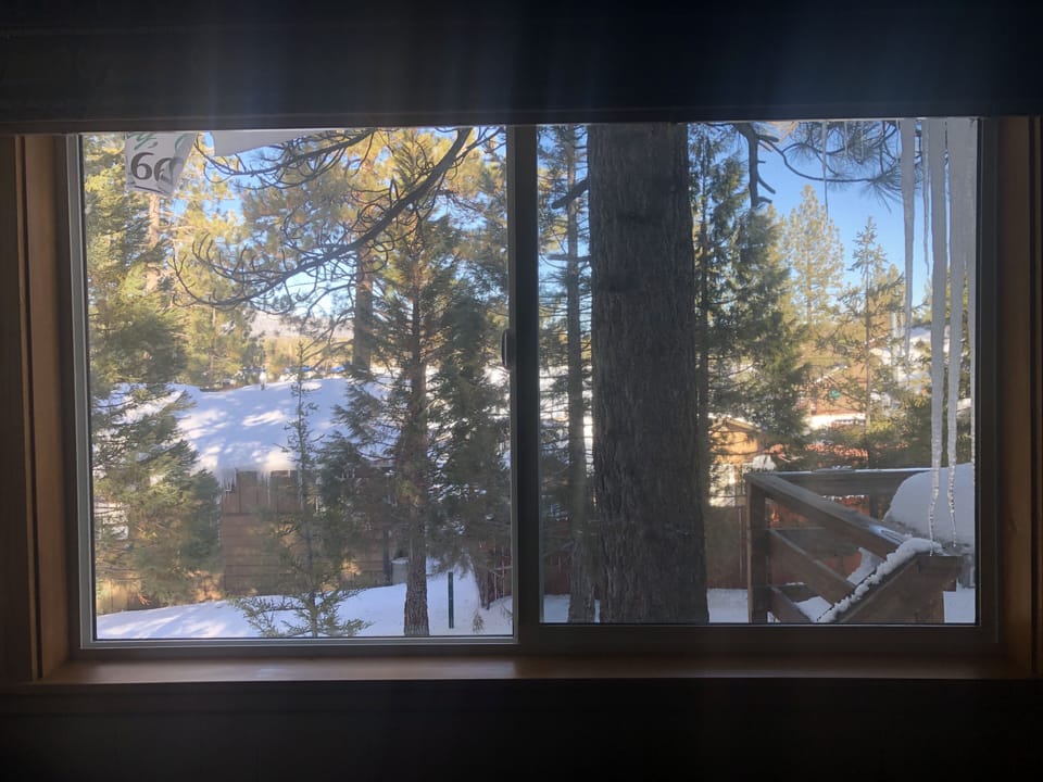 Winter view from Kitchen