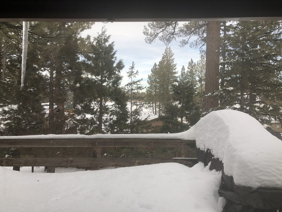 Winter view from living room
