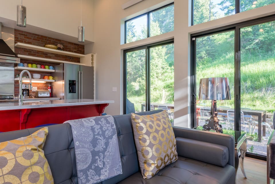 Open Living and Kitchen Area