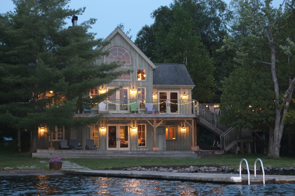 Twilight kayak cruises are popular - and make for great shots of the property