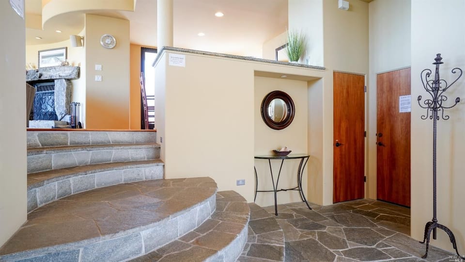 Slate tile entry