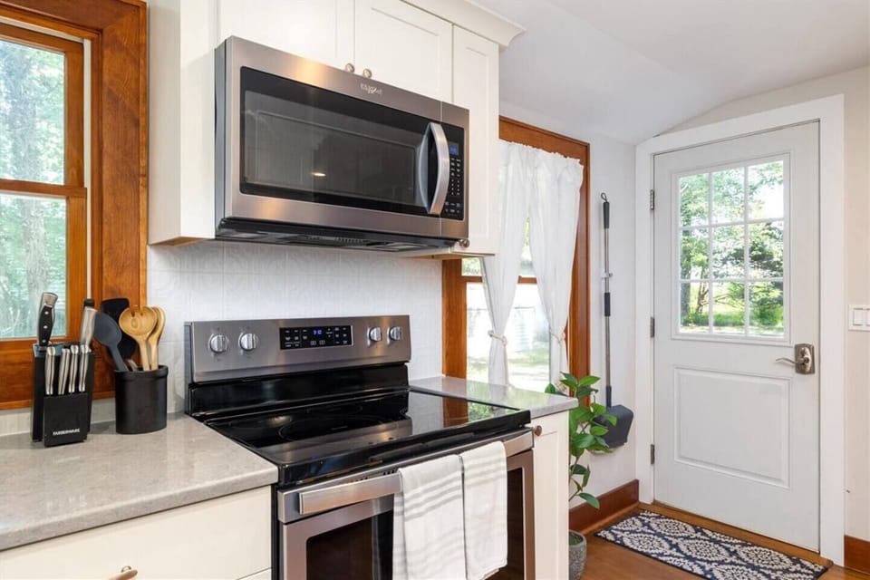 Stepping inside, you'll enter into the Kitchen