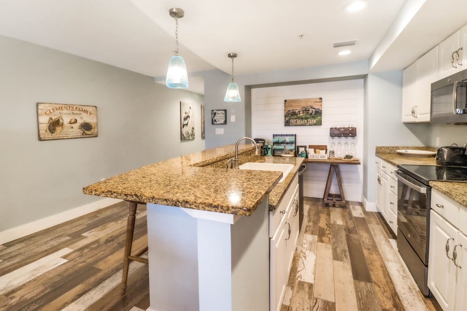 You'll have a fully stocked kitchen to enjoy during your stay!