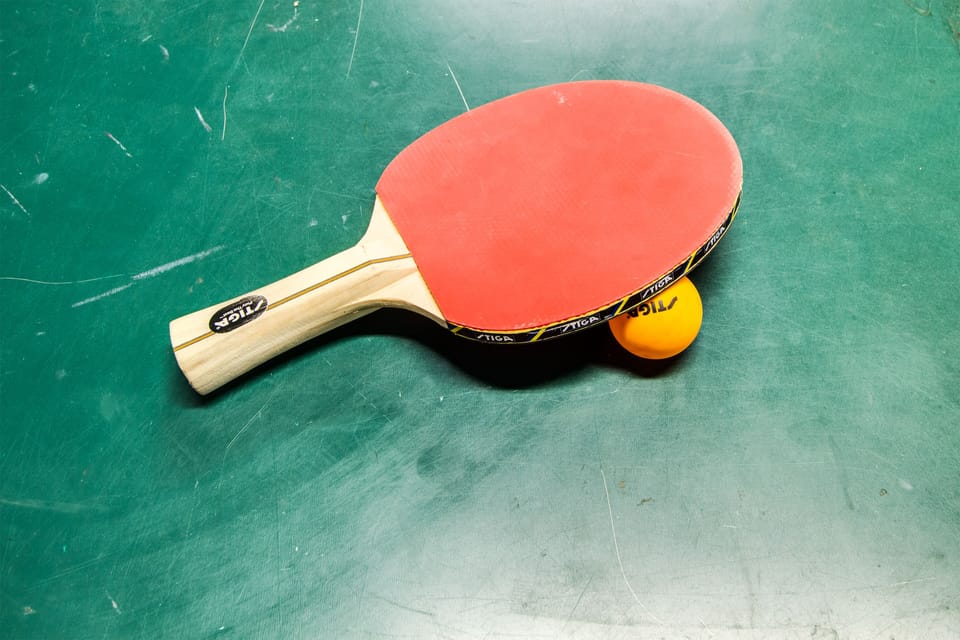 Ping Pong in Garage