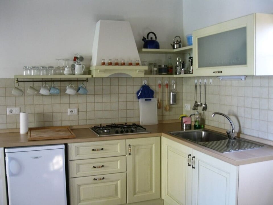 kitchen in living area