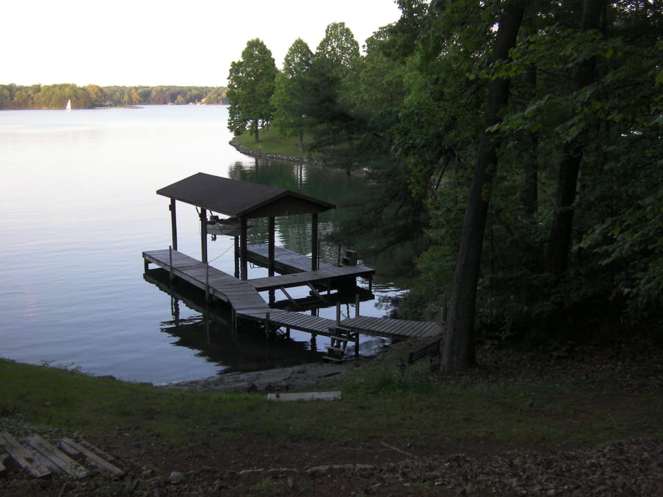 dock and lake