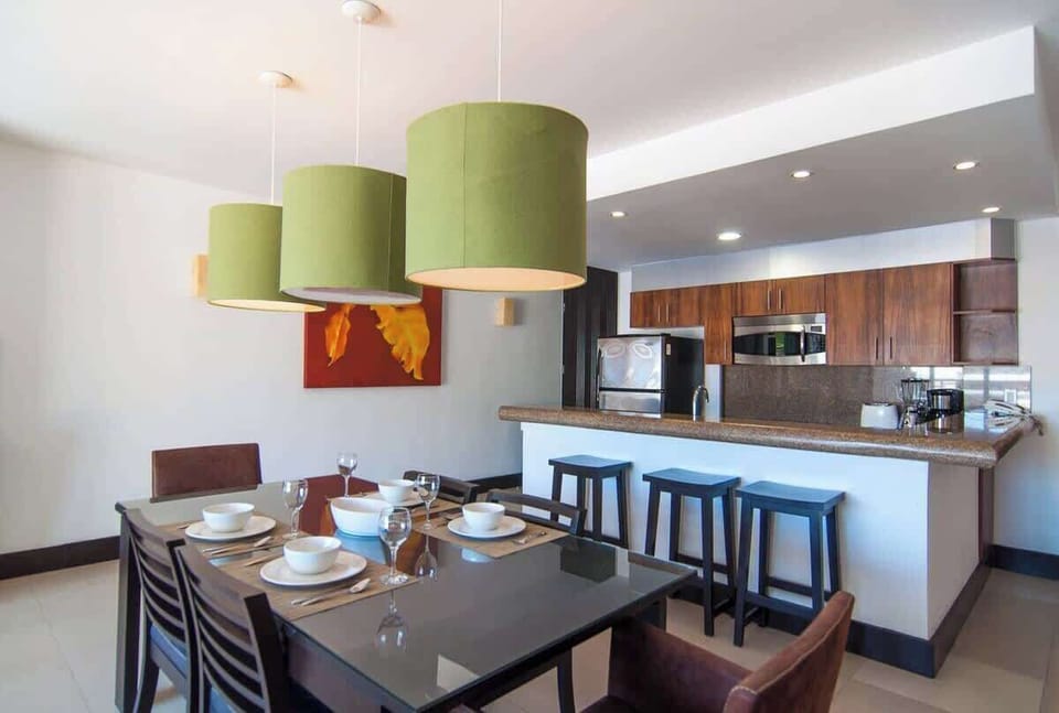Share laughter and delicious meals in your vibrant space.