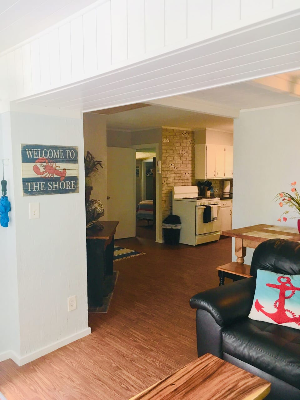 View from Living  Room into Kitchen Area