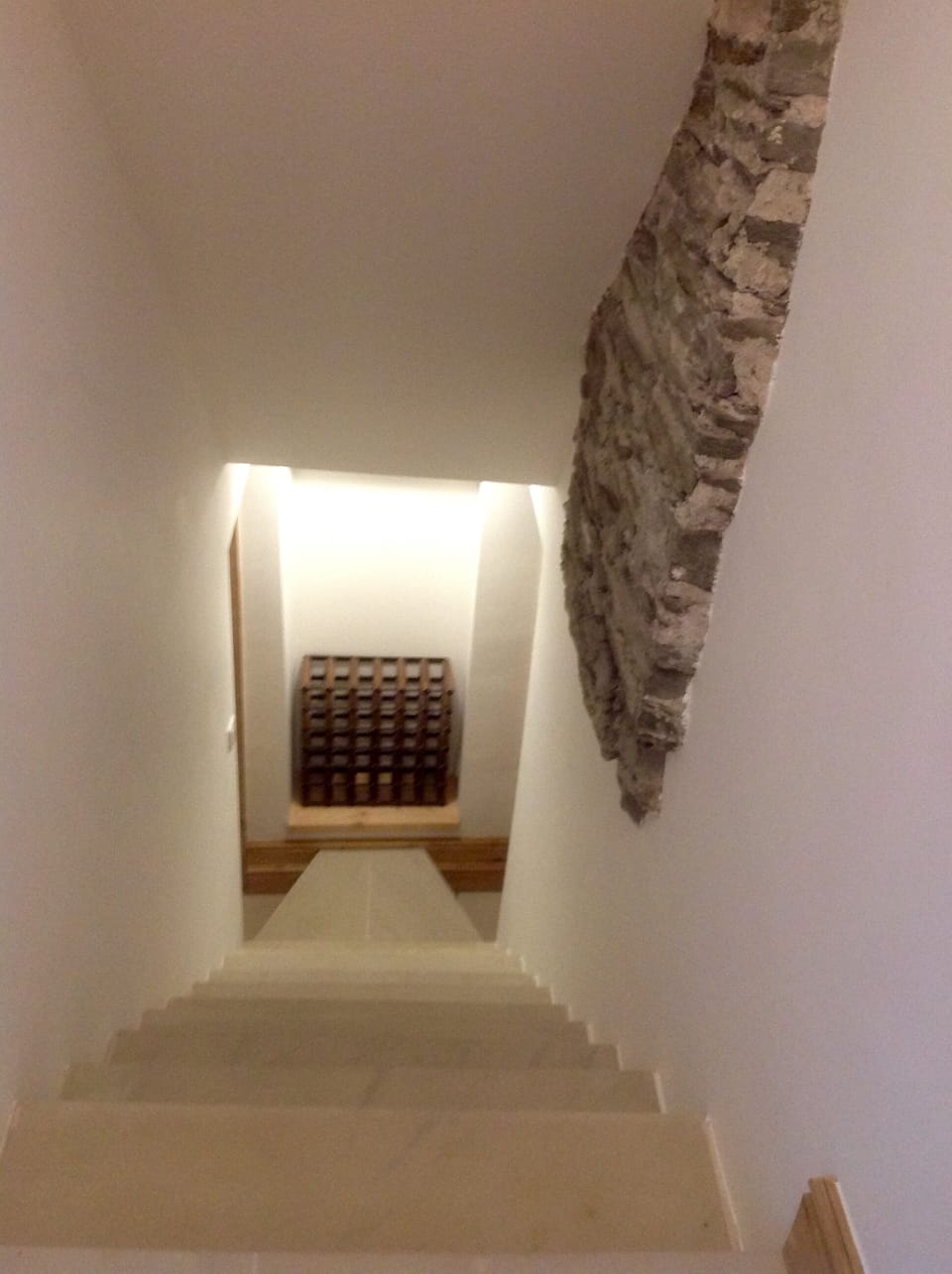Stairs down to lower ground bedrooms