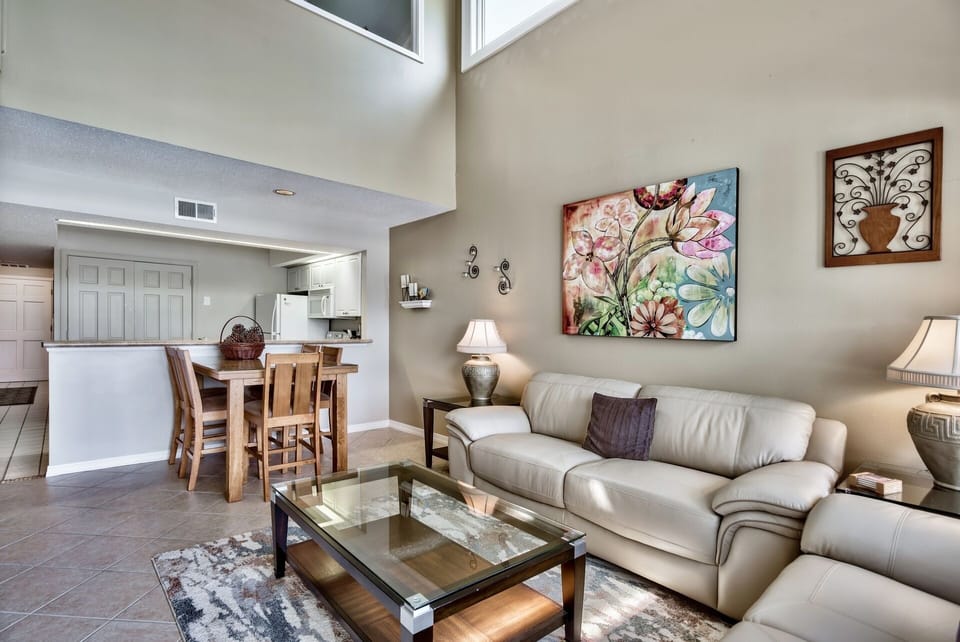 Large open plan living area