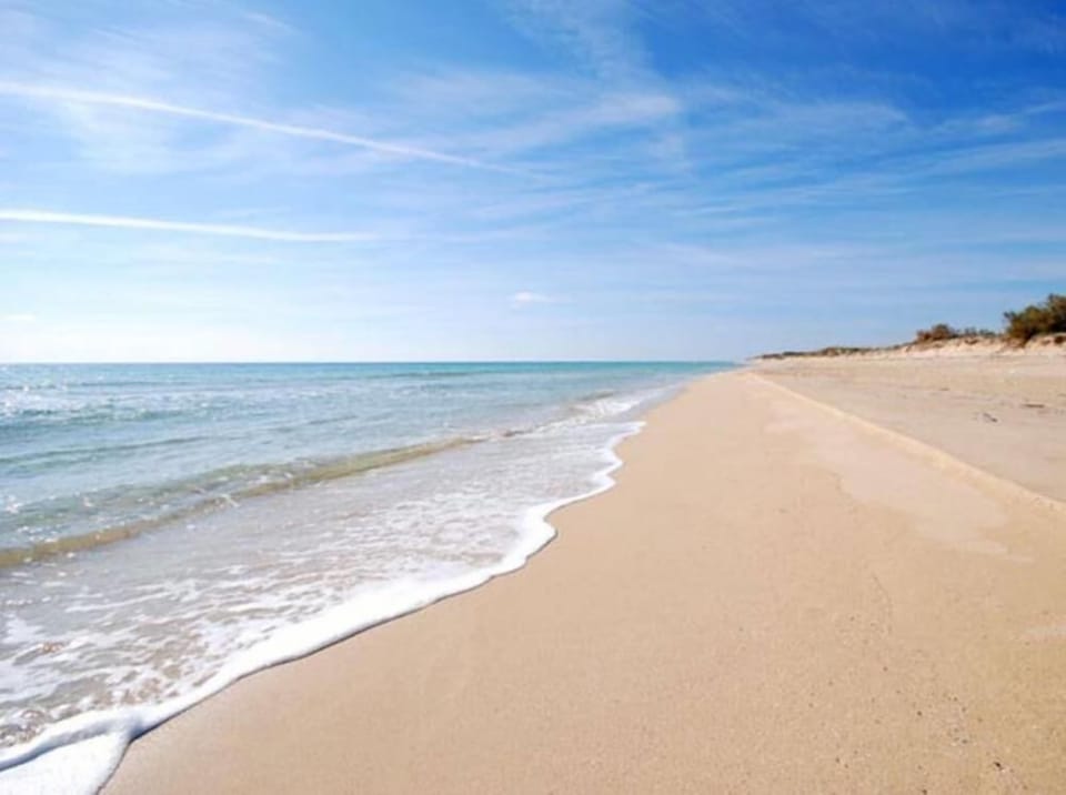 Sand beach near Santa Maria di Leuca