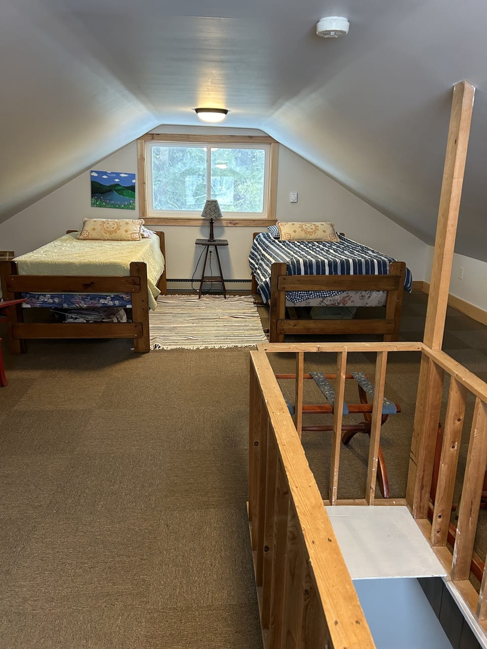 Upstairs loft area