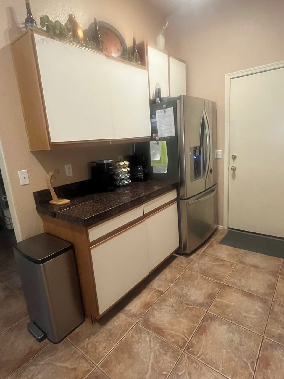 Oversize Refrigerator and Keurig/Coffee Pot