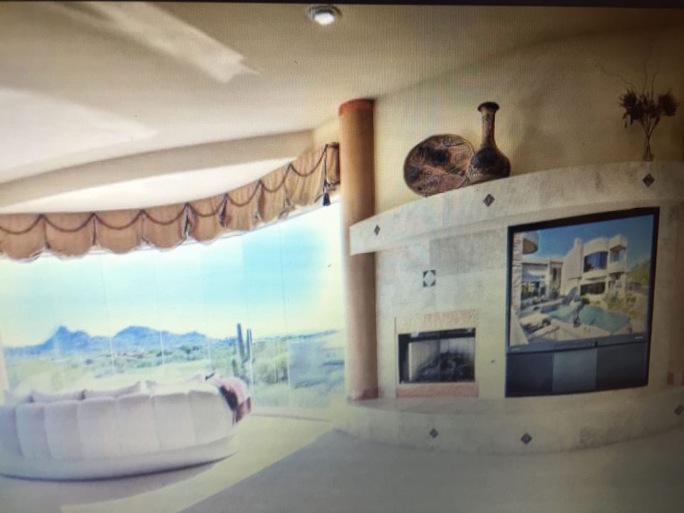 Enjoy the master gas fireplace.