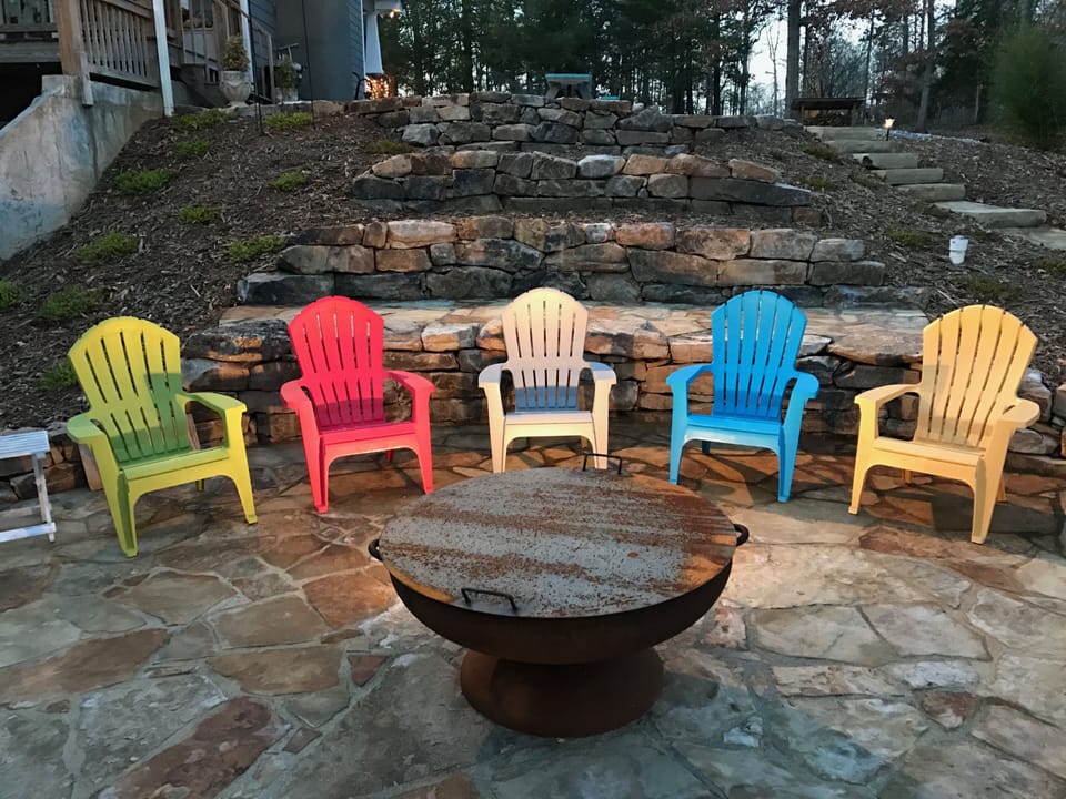 So many laughs and memories made around the firepit.