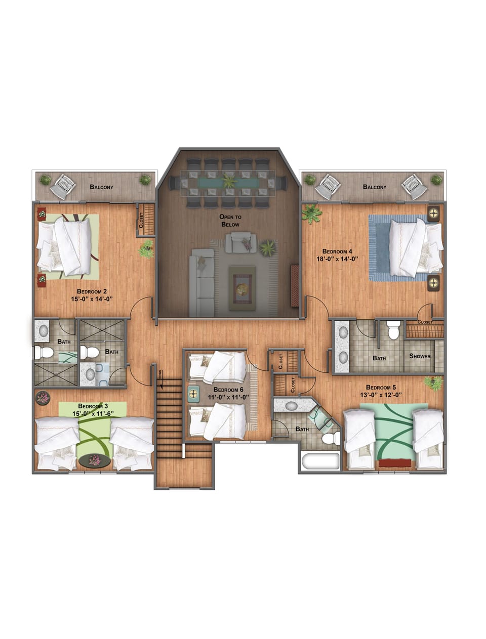 2nd Floor
Sleeps 16
New Furniture
New Baths
Spectacular views