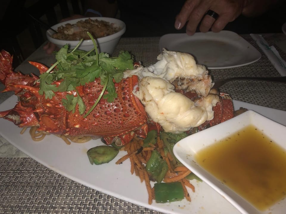 Lobster at Zao Shen Asian Kitchen-incredibly delicious, so tender and flavorful