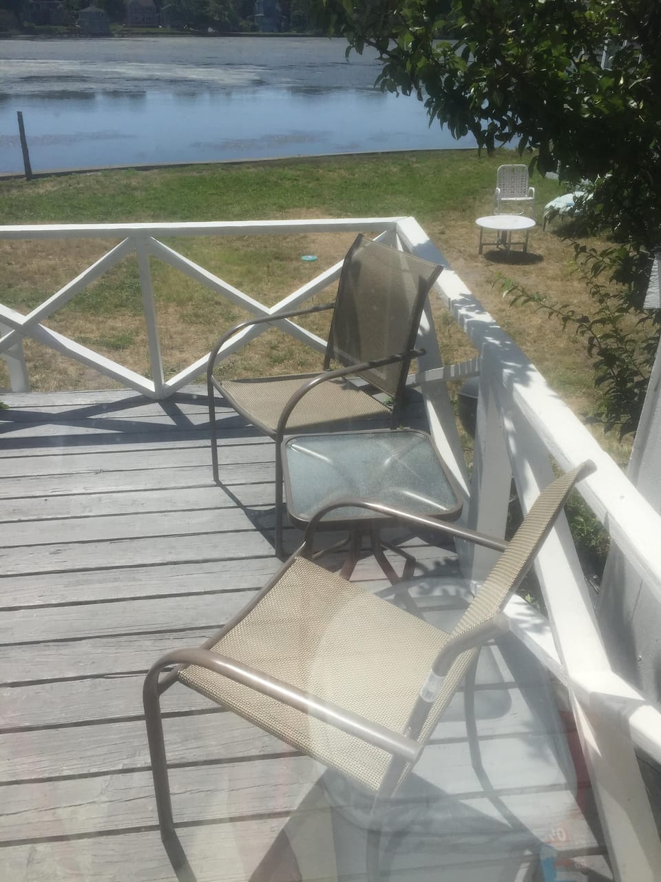 back deck off kitchen
