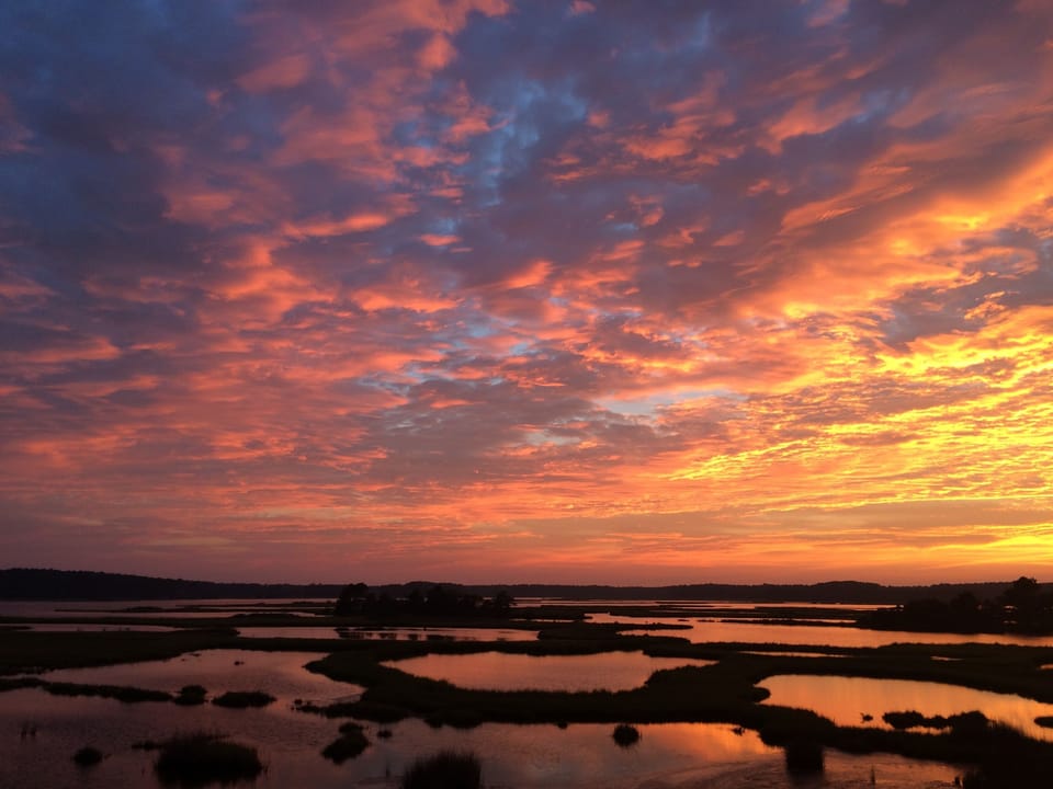 Another Stunning Sunset (photo taken from upper deck).