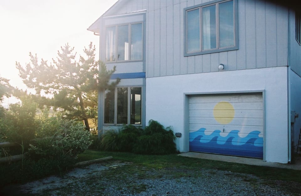 Street view (south side) of house. 