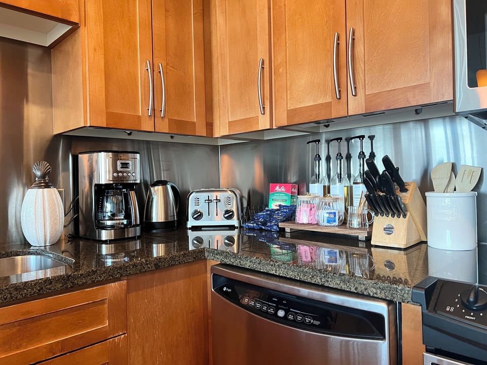 New, upgraded coffee station