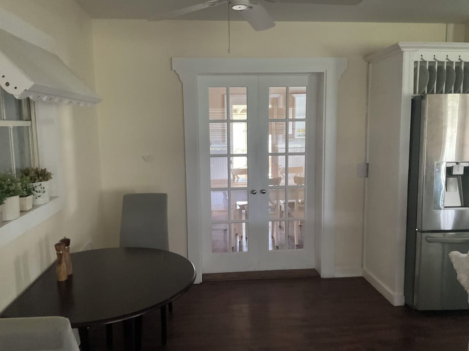 Doors to dining room