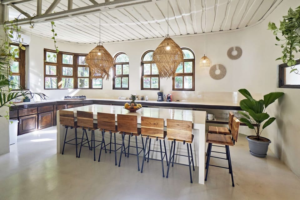 Spacious fully equipped kitchen