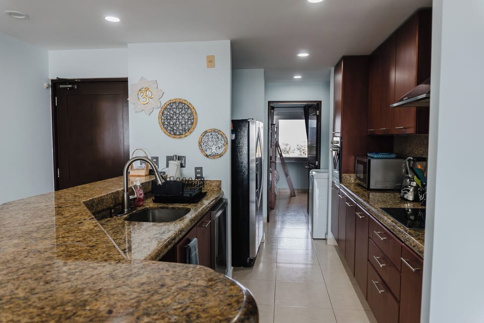 Kitchen, leading to 3rd bedroom