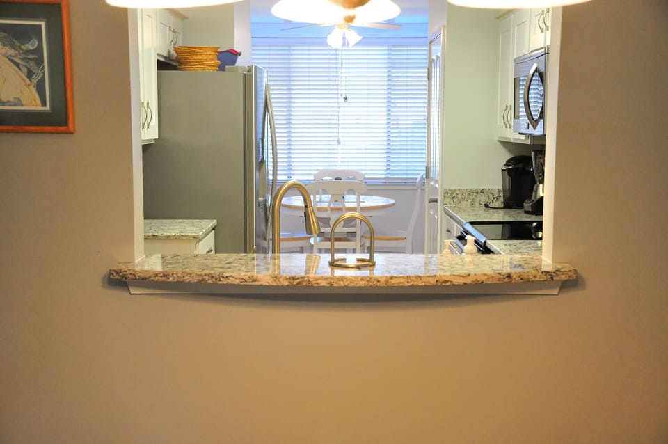 Kitchen view from dining room