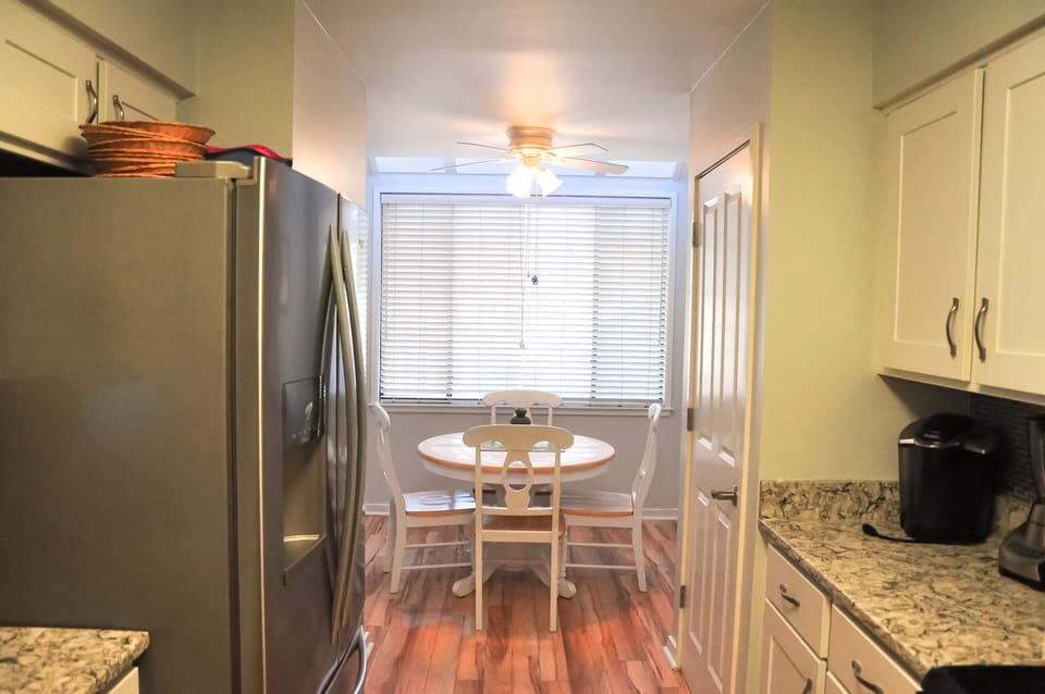 Kitchen w/new refrigerator