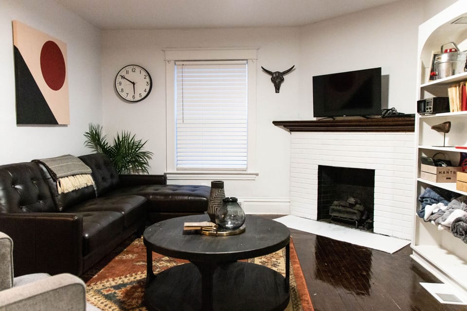 Our main living space has plenty of room to relax