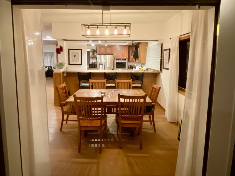 Dining area on main floor. 