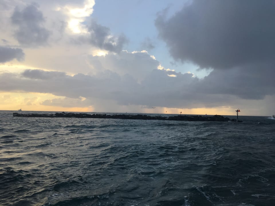 Early morning at the Hillsboro Inlet.