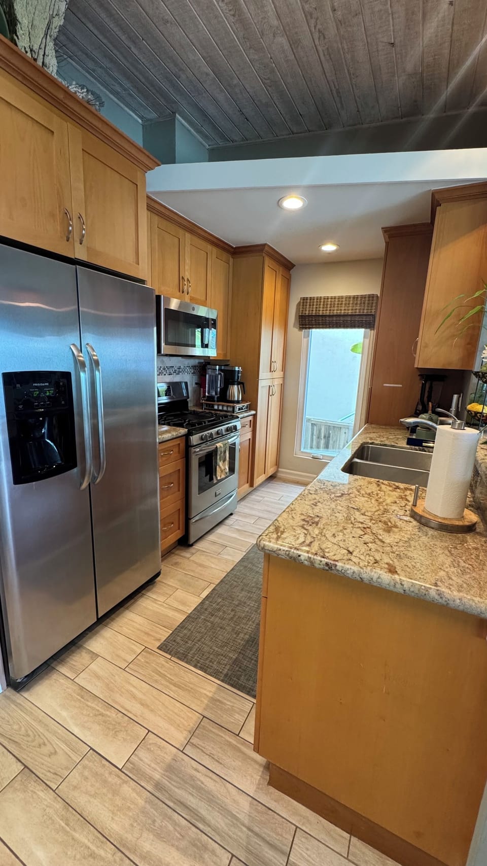 Well stocked, upgraded kitchen
