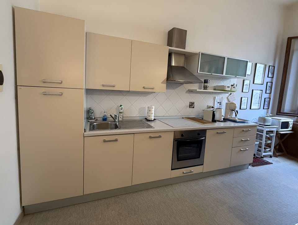 full equipped kitchen 
