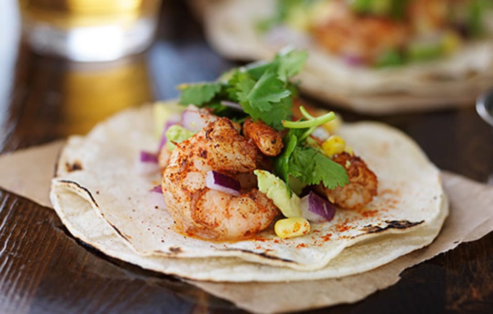 Shrimp Tacos!  Delicious!