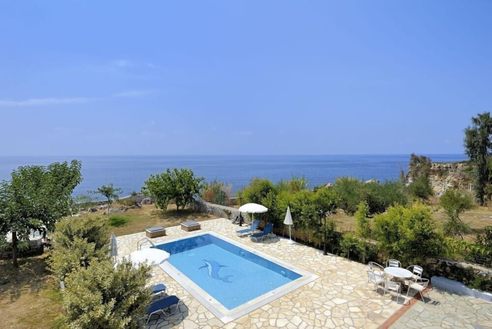 View over the pool