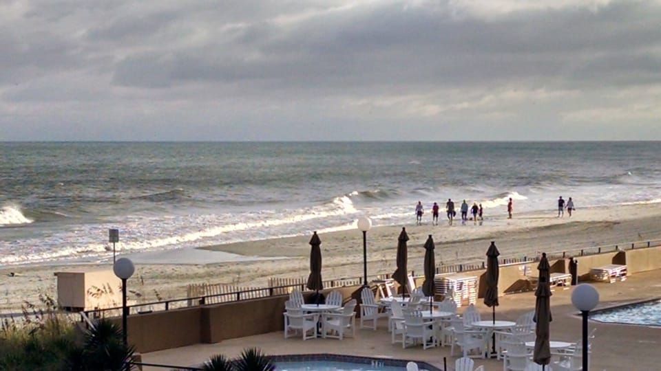 Photo taken from our balcony.
