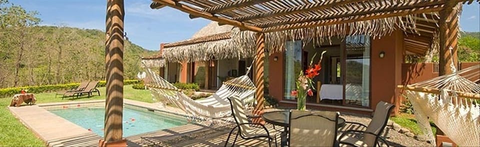 Villa facing ocean.