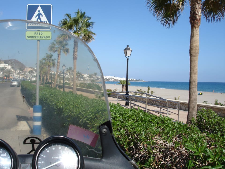 Stop for a drink and a tapas in Mojacar.