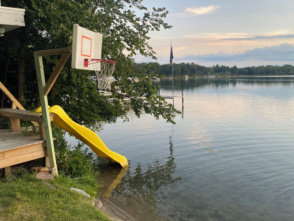 Hoops from the water!