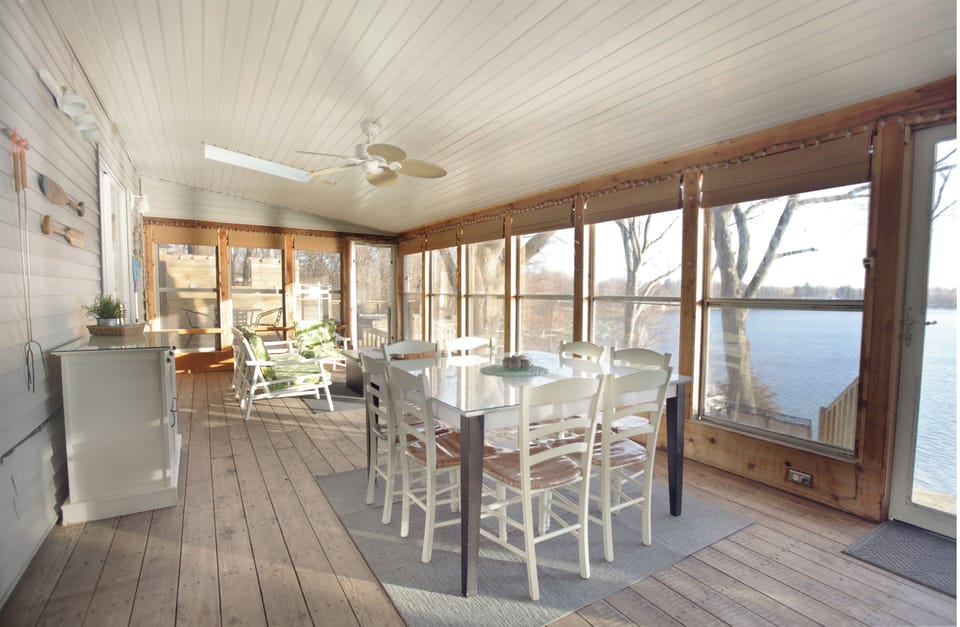 Sunroom that Leads to the Lake...