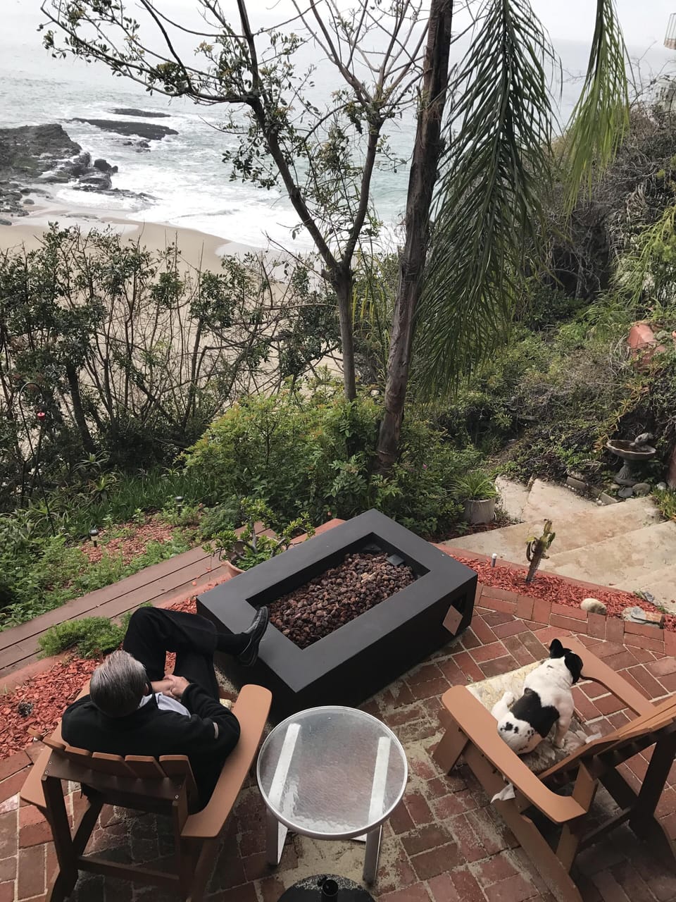 Relax by the fire pit.
