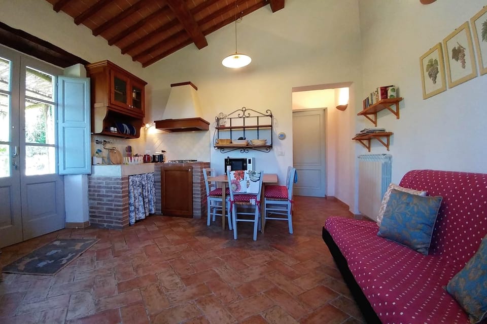 Zolferate, kitchen corner and living room