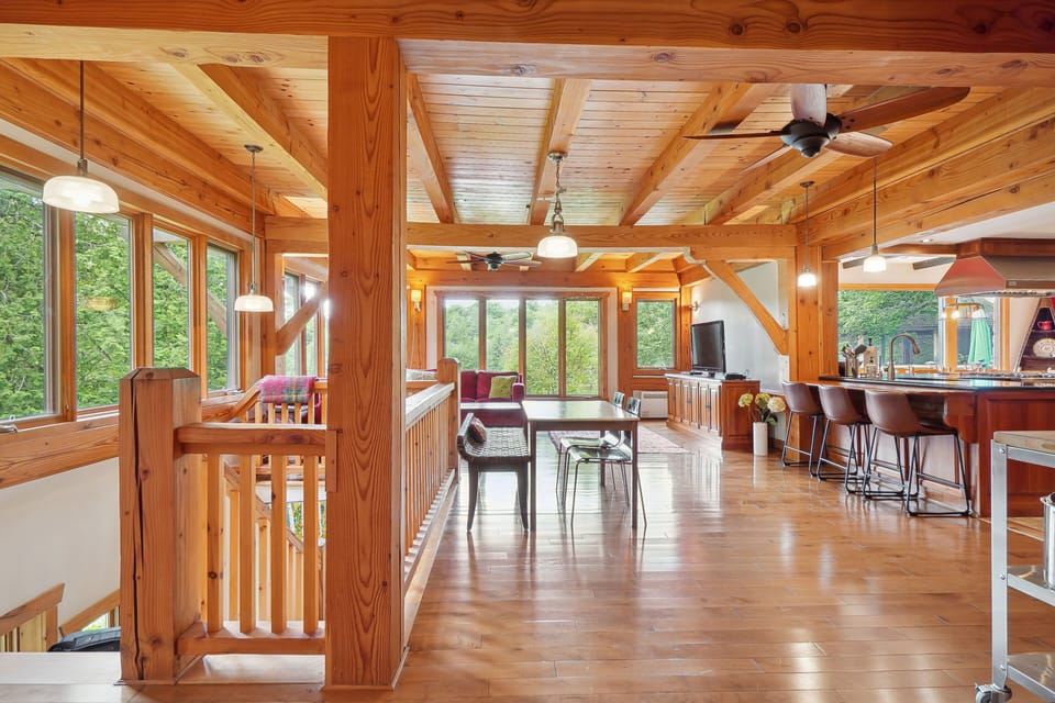 Family room and spa access