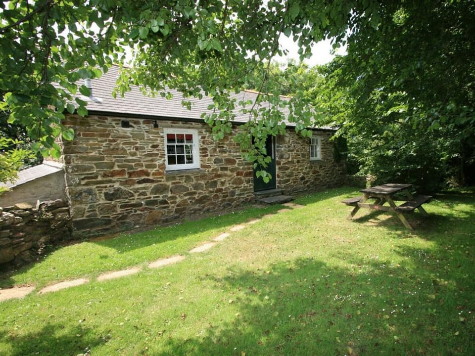 Exterior of barn and parking