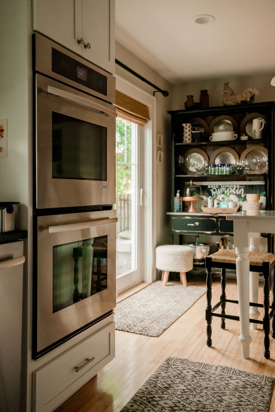 Double convection oven.