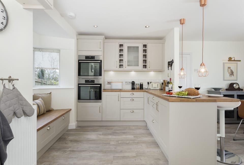 Ground floor: Thoughtfully laid out kitchen space