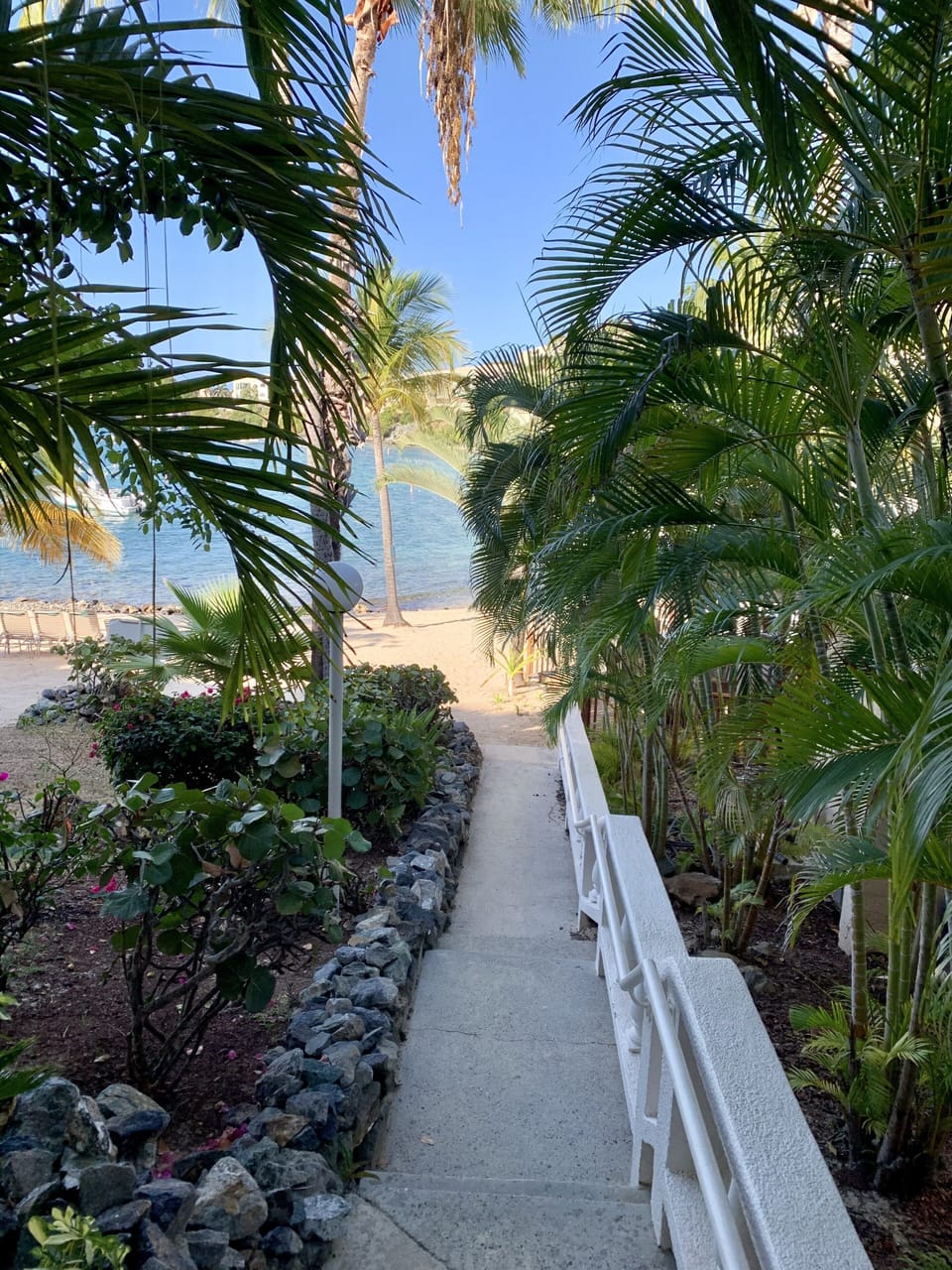 Stairway to beach